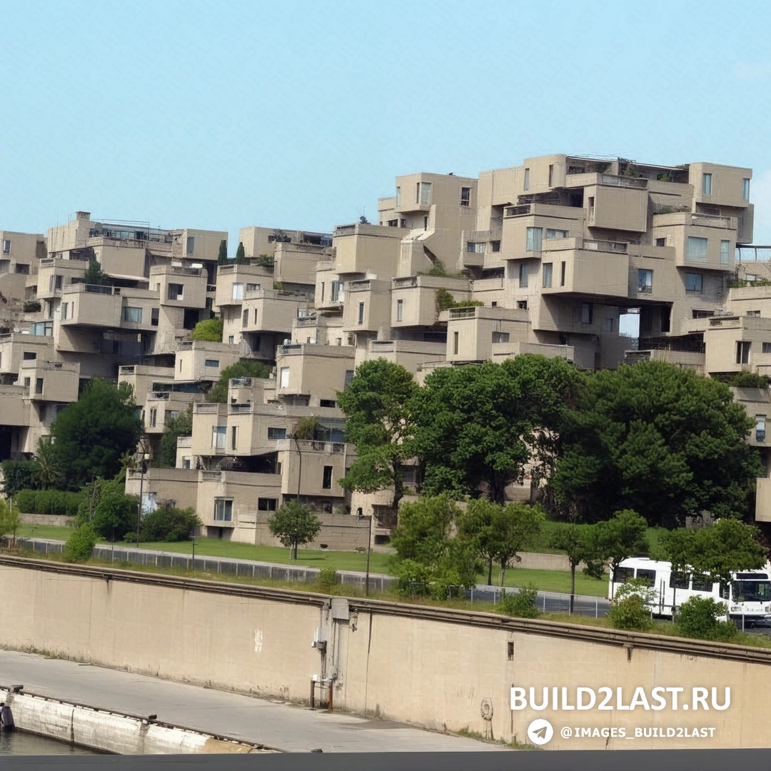 ������������ ���������� ������������� Habitat 67, ������� �� ���� ������������ �����������